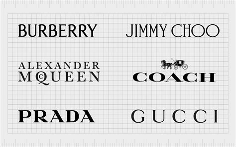 History & Evolution of Top Luxury Fashion Brand Logos 